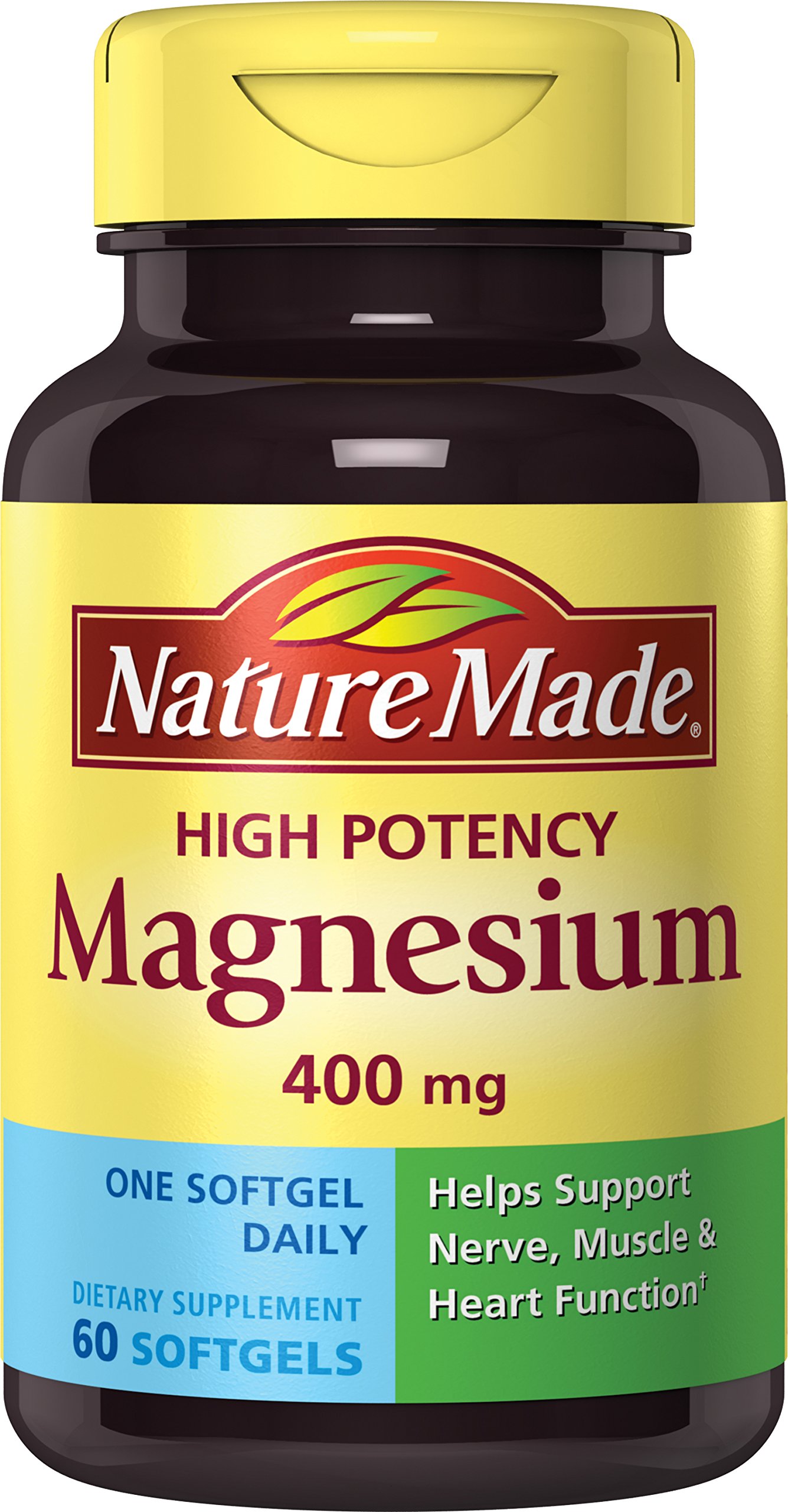 Nature Made High Potency Magnesium 400 Mg, 60Count eBay