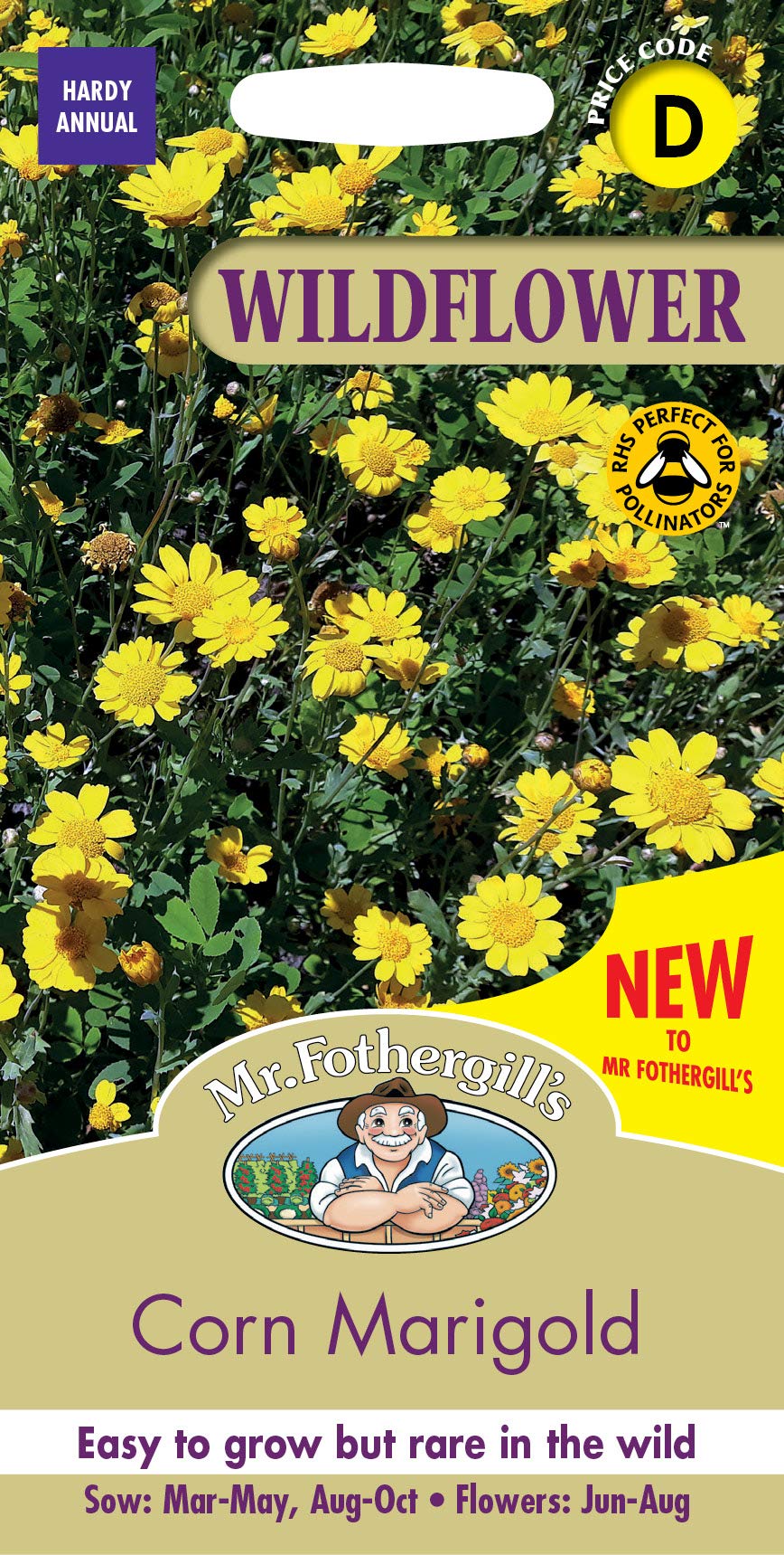 Mr Fothergill’s Seeds Ltd Mr Fothergill's Corn Marigold, Yellow