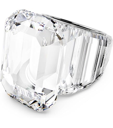 Amazon.com: Swarovski Mesmera Ring, Large Clear Crystal with a