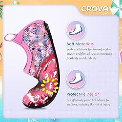 CROVA Toddler Kids Water Shoes Quick Dry Aqua Socks