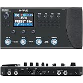 MK-300 Guitar &amp; Bass Multi Effects Pedal Electric Guitar Effects Processor with 320+ Effects 120 Amp Models Looper IR Cabinet Simulations Multi Effect Processor Pedal Board for Live, Studio &amp; Practice