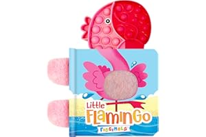Fidgimals Little Flamingo Animal Baby Book | Sensory Board Book with Pop It Fidget Toys, Perfect Sensory Toys for Toddlers I Baby Books I Your Sensory ... Books with Sensory Fidget Popper Animals)