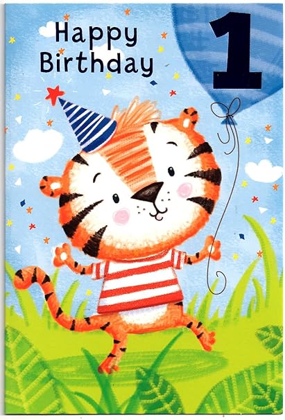 Children S Biglietto Di Auguri Di Compleanno Per Un Bambino Anno Paragrafo 1 1st Class Post Uk Amazon It Cancelleria E Prodotti Per Ufficio