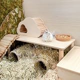 Niteangel Hamster Platform Burlywood 7in Height for Small Pets view 2