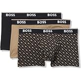BOSS Men's 3-pack Multi Design Bold Logo Trunks