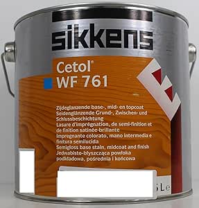 2,5L Sikkens Cetol WF 761 barniz para madera de 1 olla de 3 Sistema de
