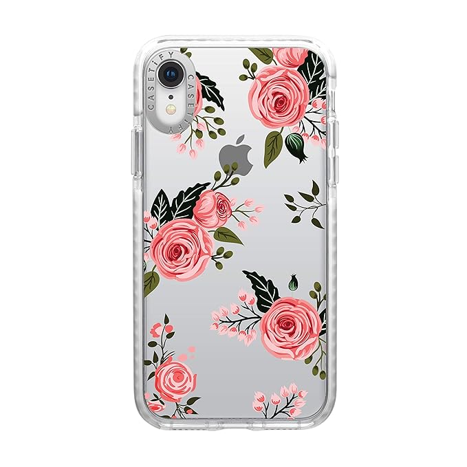 casetify impact case pink roses for iphone xr Pink Amazon.in