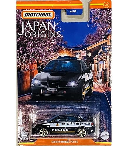 Amazon.com: Matchbox Subaru Impreza Police, Japan Origins : Toys