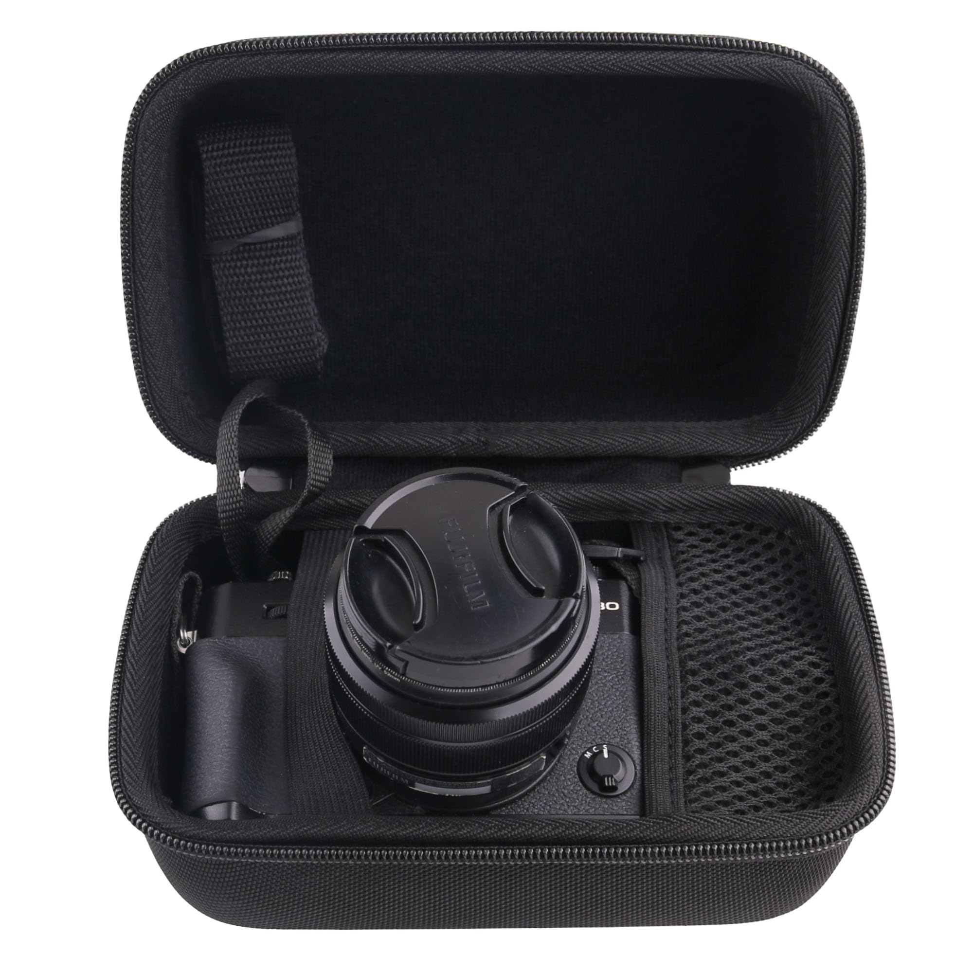Photo 1 of WAIYUCN Hard Carrying Case Compatible with Fujifilm X-T50,X-T5,X-T30 II, X-T30, X-T10, X-T20 Mirrorless Digital Camera Case(Fits 15-45mm Lenses) (black)