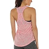 icyzone Workout Tank Tops for Women - Athletic Yoga Tops, Racerback Running Tank Top, Gym Exercise Shirts