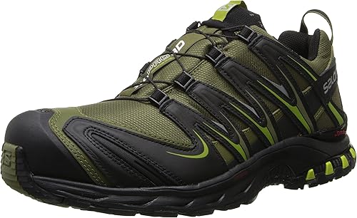 green salomon shoes