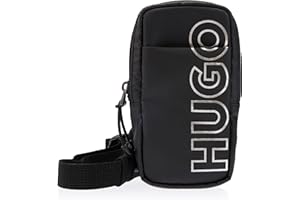 HUGO Brady_Phone Pouch Men's Reporter Bag, Black1, black, Einheitsgröße