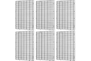 PIAOPIAONIU 6 Pcs Grid Isolate Board,Aquarium Fish Tank Bottom Isolation,Grid Divider Tray Egg Crate for Mixed Breeding