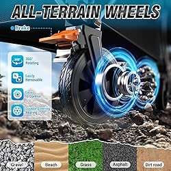 Elegear Wagon Cart Foldable Collapsible 440LBS