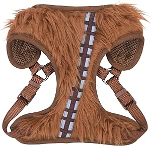 Star Wars Cosplay Dog Harness Dogs - No Escape Harness, No Pull Dog Harness - Star Wars Merch for Dogs or Star Wars Pet Costume - Star Wars Dog Harness, Chewbacca Dog Harness, Darth Vader Dog Harness