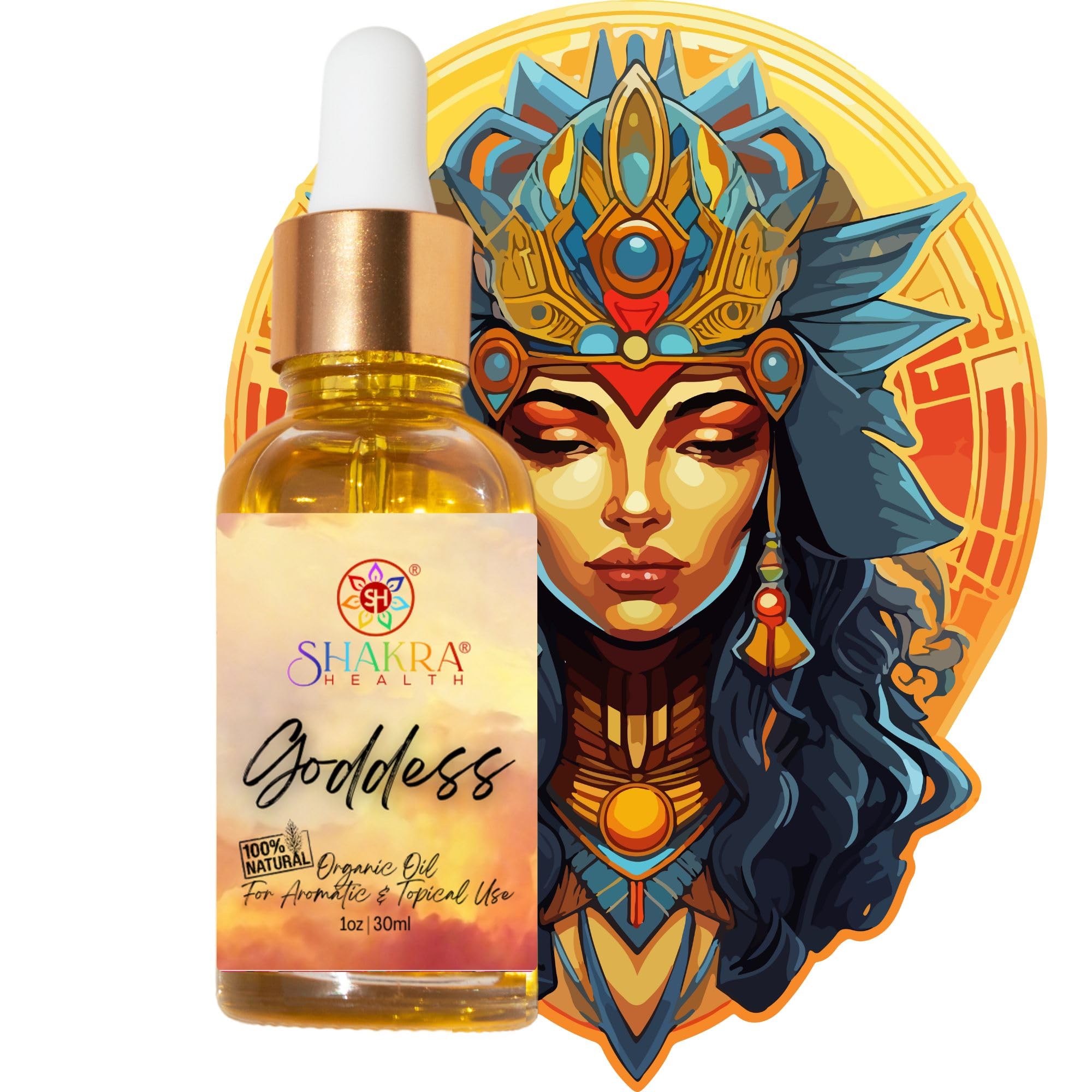 Body Oil & Daily Ritual Moisturising Oil | Manifest Charisma, Love, Self Confidence, Beauty, Pagan Attraction Spells & Invocations. Vegan, Organic, Natural Massage Oil (Goddess)