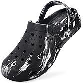 Eagsouni Womens Mens Arch Support Clogs Unisex Adult Slip on Garden Clogs Anti-Slip Outdoor Beach Sandals