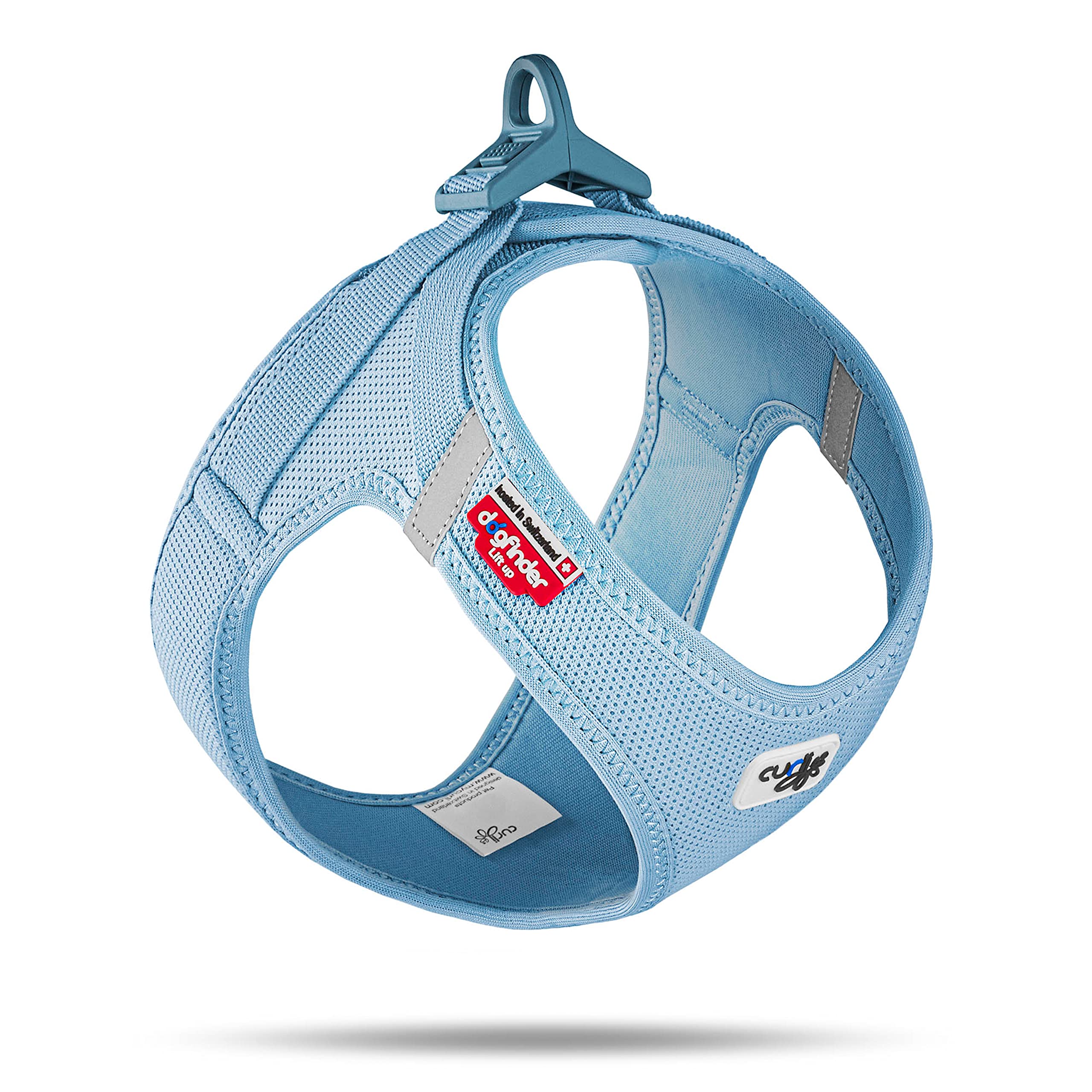 Vest Harness curli Clasp Air-Mesh Skyblue XS