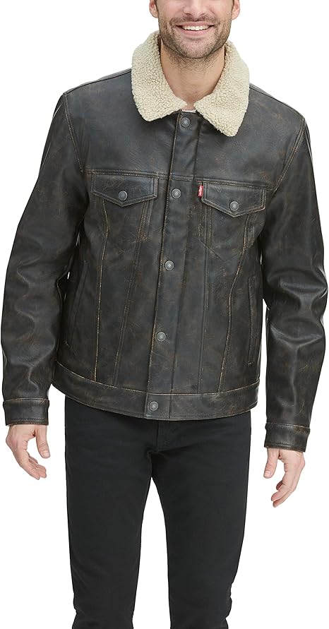 levi's sherpa collar denim jacket