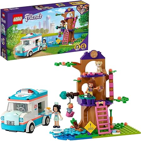 Amazon Co Jp レゴ Lego フレンズ どうぶつクリニックの救急車 おもちゃ
