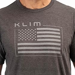 KLIM Men's Patriot Flag Tri-Blend Short Sleeve Tee