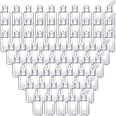 Boao 30 Pcs 1 oz/30 ml Portable Travel Bottle Clear Plastic Empty Bottle Refillable Reusable Containers for Travel Outdoor Camping Business Trip