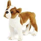TigerHart Bobby The Boston Terrier Boxer - 14.5 Inch Large Dog Stuffed Animal Plush