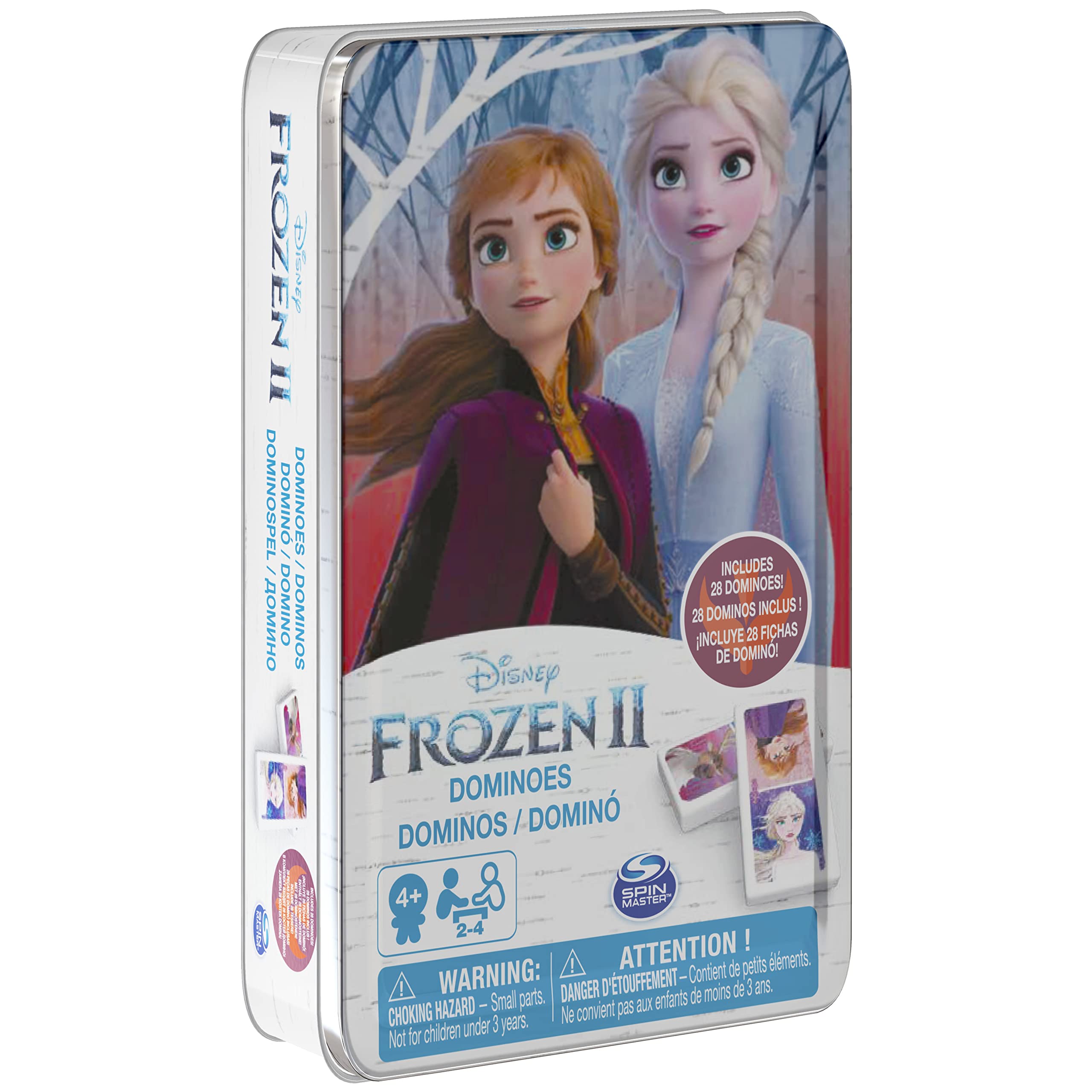 Cardinal Games CGI DOM Frozen2 Domino Tin GML, 6053258, Multi-Colour