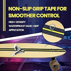 Abrazo 33x9.5 Pro Cruiser Skateboard for Kids Teens