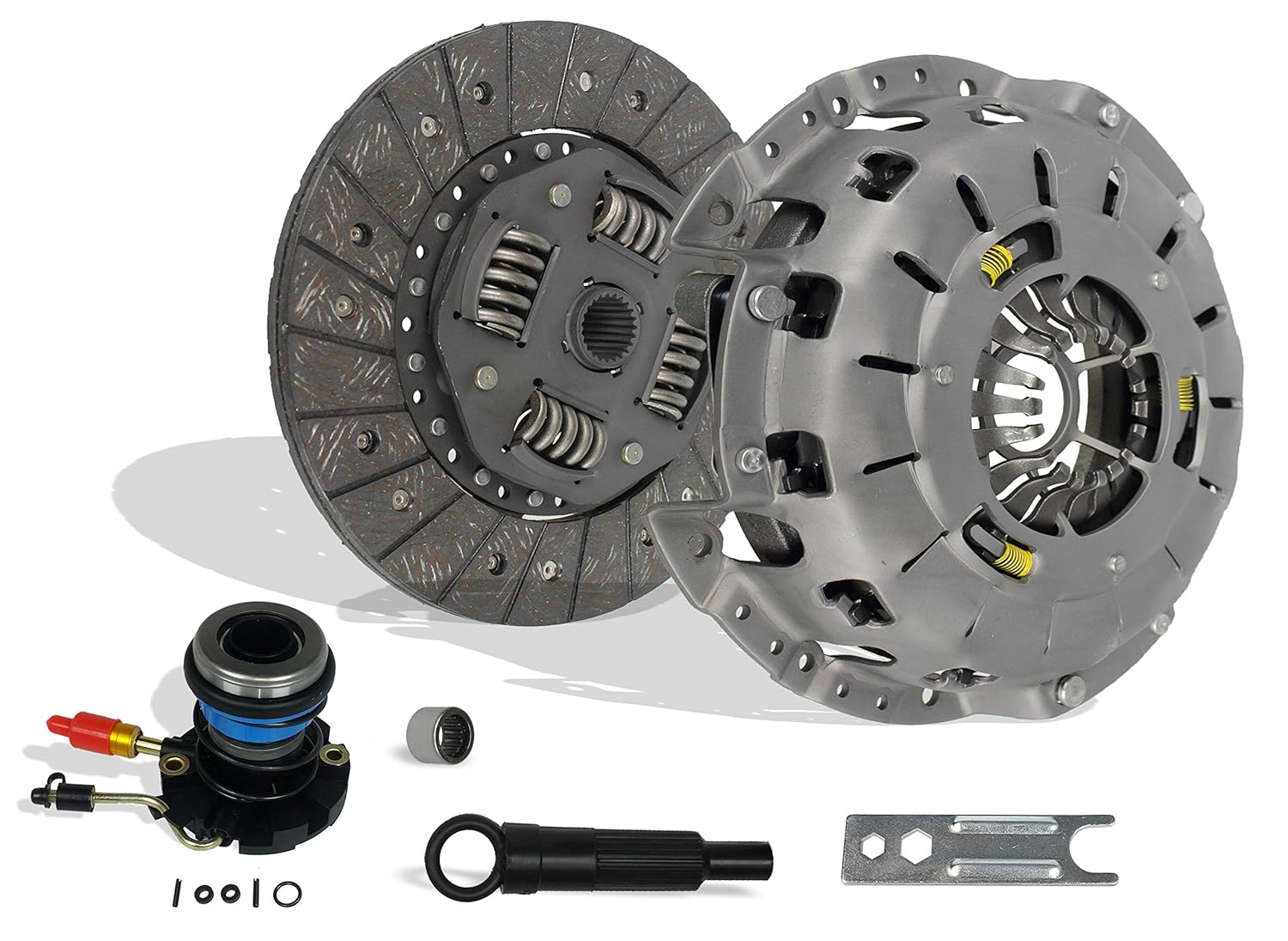 Clutch And Slave Kit Works With Ford Ranger Mazda B2300 B2500 B3000 Bse Xl  Xlt Limited Sport Stx Ds 1995-2011 2.3L L4 Gas Dohc 2.5L Gas Sohc L4 3.0L  V6 Gas ...