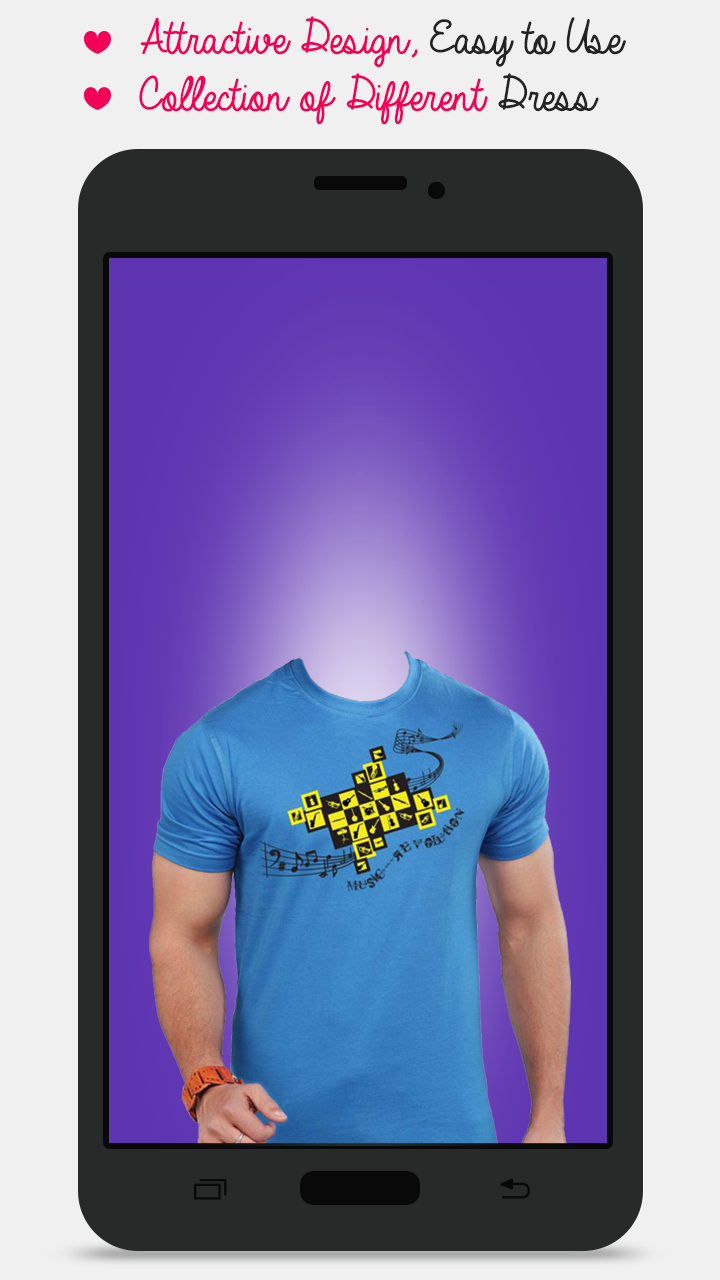 Man TShirt Photo for Android