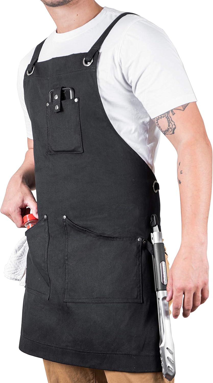 Texas Canvas Wares Chef Apron for Men Versatile Cooking