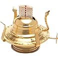 Creative Hobbies Brass Plated Oil Burner with Cotton Wick - Replacement for Antique Kerosene Lamps | Pack of 1