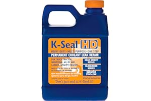 K-Seal ST5516 Heavy-Duty Multi-Purpose One Step Permanent Coolant Leak Repair, 16 oz, Pour and Go, Mixes with All Antifreeze, No Flushing Required