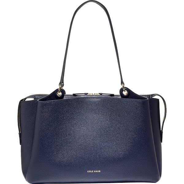 Amazon.com: Cole Haan Women's The Elyse Saffiano Tote, Midnight
