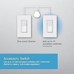 Lutron Diva Smart Dimmer Light Switch with