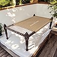 Authentic Indian Jute Charpai Khatiya:Handmade Daybed,Garden Bench-an Emblem of Indian Furniture,Rope Bed Excellence - Authentic HUB