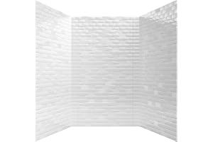 from Plain to Beautiful in Hours Versa Tile - Tub and Shower Wall Panels Surround - Gloss White