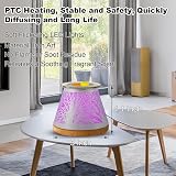 HIEODPRO Wax Melt Warmer with 7 Color Changing LED Light view 6