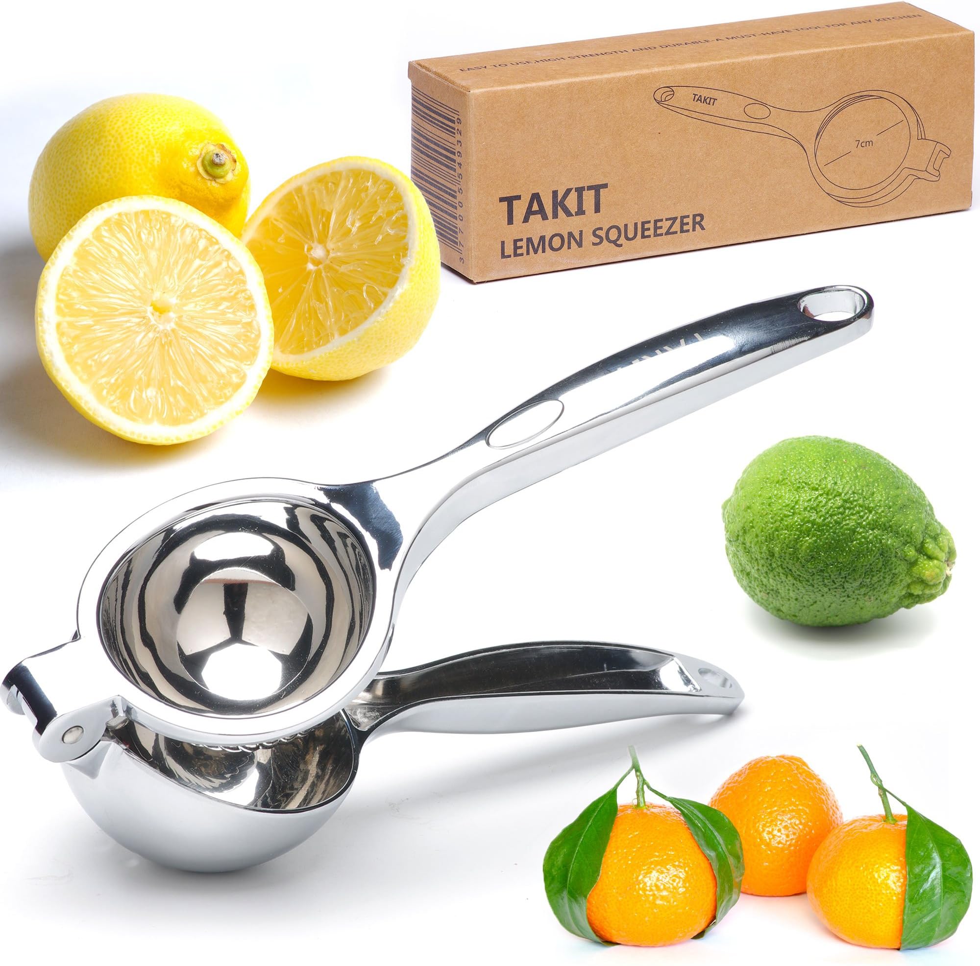 TAKIT Lemon Squeezer, Lemon Juicer, Sturdy Lime Squeezer, Anti-corrosive Manual Lime Juiceron Juicer