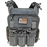 Redemption Crusader 2.0 Molle Quick Release Buckles Airsoft Vest With Adjustable Size Sides And Triple Pouch