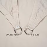 swift Sun Shade Sail 3.6m Triangle PES Waterproof UV Block Cream view 4