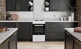 Willow WE50SSW 62L Freestanding Electric Cooker White 50cm Hob view 2