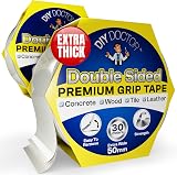 DIY Doctor XL Heavy Duty Double Sided Carpet Tape 2 Pack 30m x 50mm