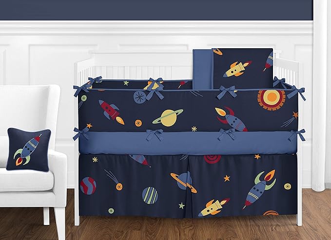 space crib bedding set