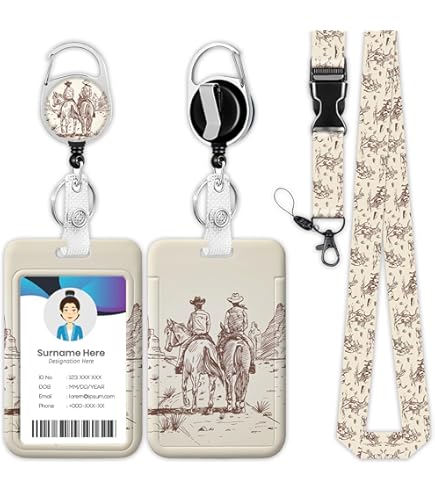 Soportes Para Tarjetas De Identificación Fushing, 2 Paquetes