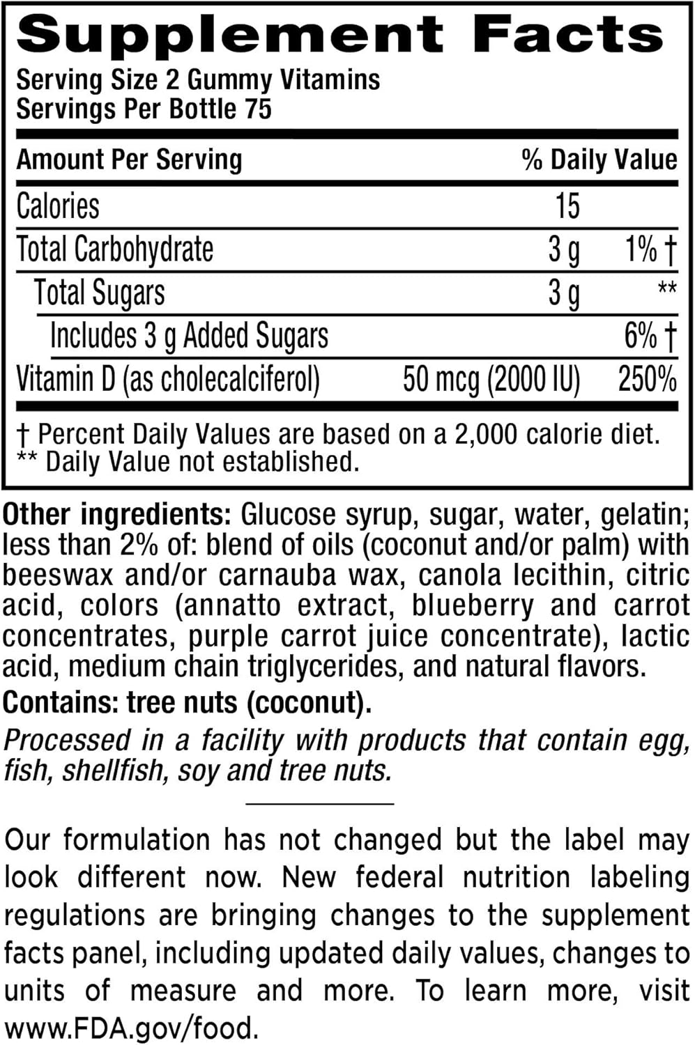D3 Gummy, 150 ct: Health & Personal Care