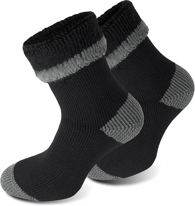 Polar Husky® 3 Paar Sehr warme Socken mit Vollplüsch und Schafwolle/Nie Wieder kalte Füße!