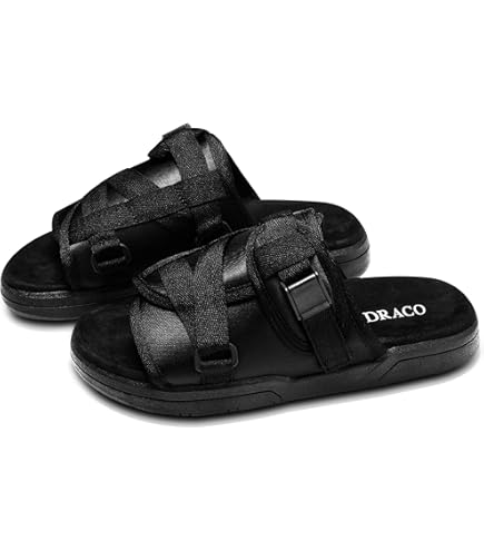 Amazon.com | Men's Black Air More Uptempo Slides by NIKE | Sandals