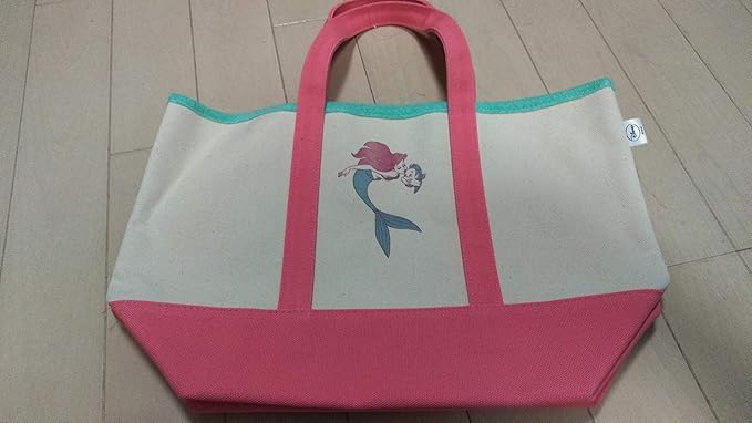 Amazon Co Jp ディズニー Its Demo イッツデモ アリエル キャンバス トート バッグ リトルマーメイド ホビー 通販